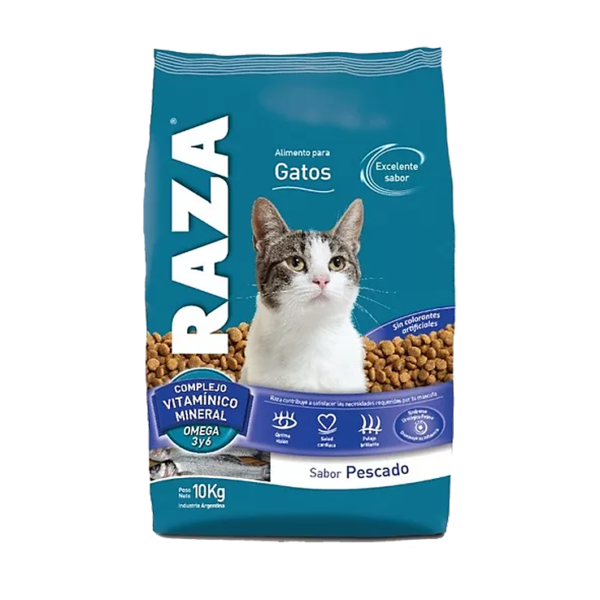 RAZA GATO PESCADO 10KG